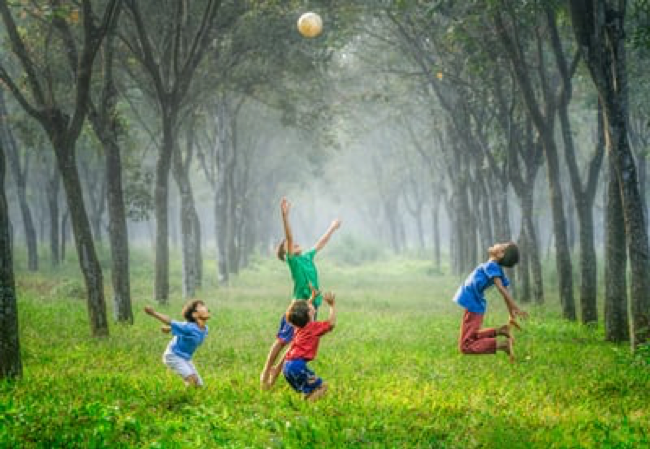 children playing