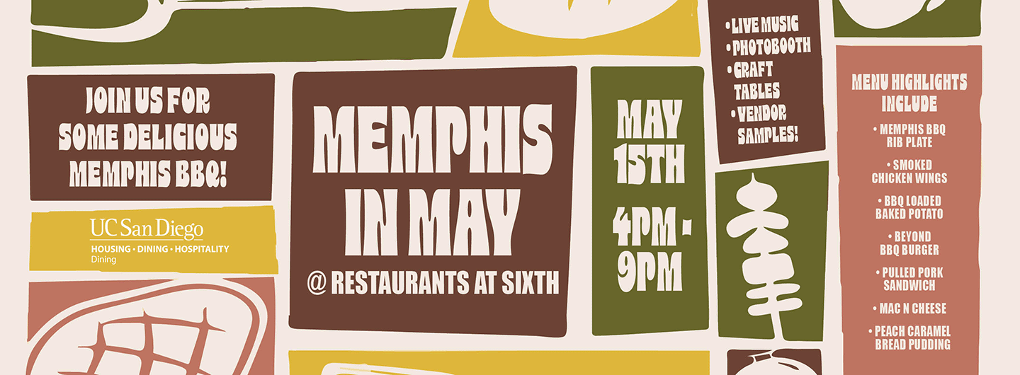 Memphis in May.  Restaurants at Sixth. May 15, 4 pm to 9 pm.