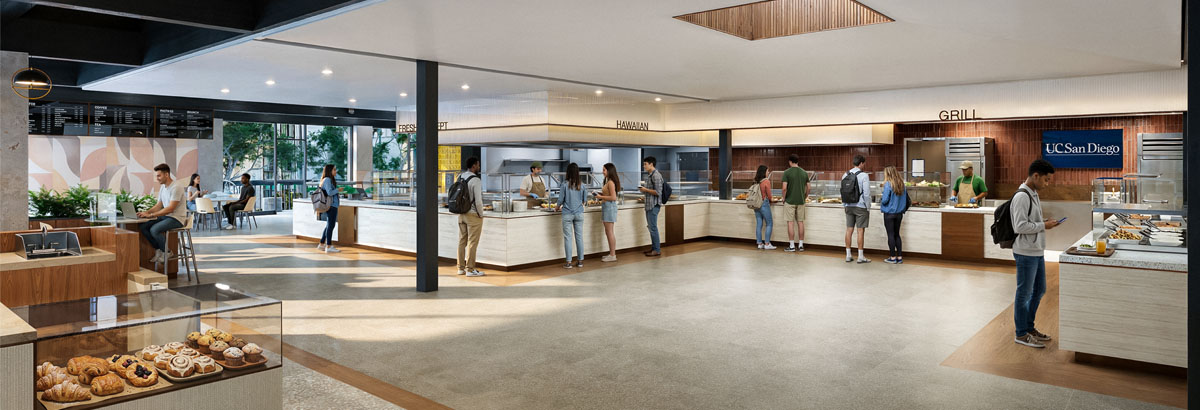 2 of 2, Pines Remodel Rendering of action stations